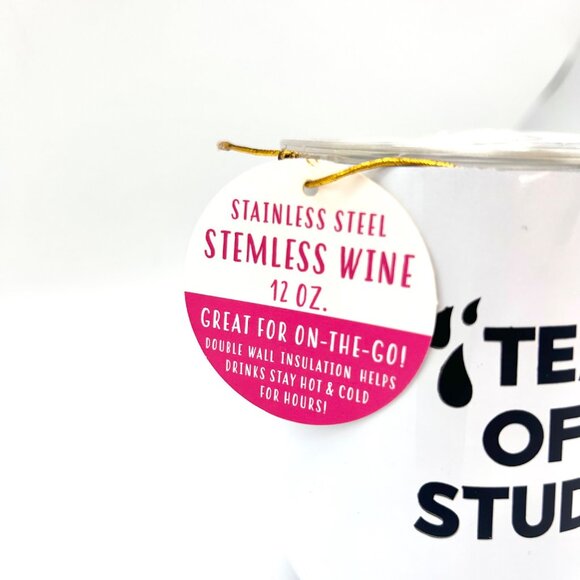 NWT TEARS OF MY STUDENTS STAINLESS STEMLESS WINE COFFEE TUMBLER MUG TEACHER GIFT - Picture 2 of 5